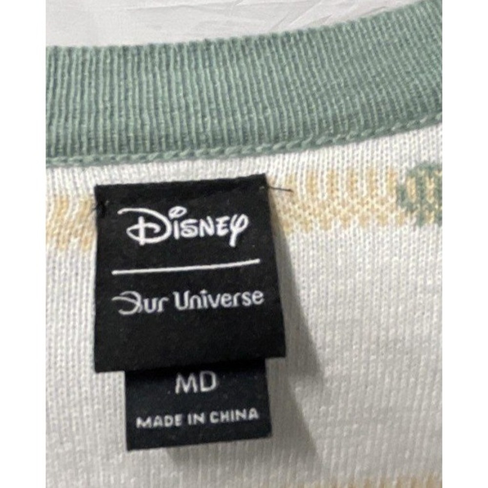 Disney Our Universe Bambi Thumper Green Daisy Cardigan Sweater Womens MD - Picture 5 of 6